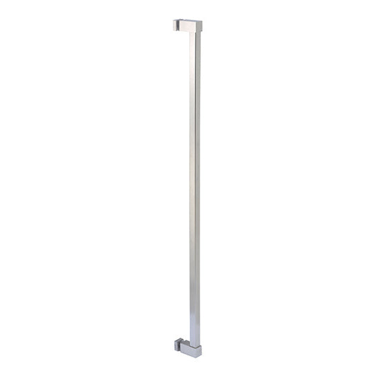 CRL Single Sided Cut To Size Glass Mounted Square Ladder Style Pull Handle with Square Mounting Posts