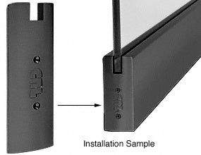 CRL 6" Square End Cap for Sidelite Rails