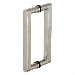 CRL Glass Mounted Square Back-to-Back Pull Handle