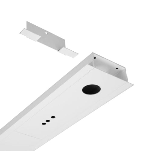 FHC Hat Channel For Double Door Closers - 4" X 72" - White